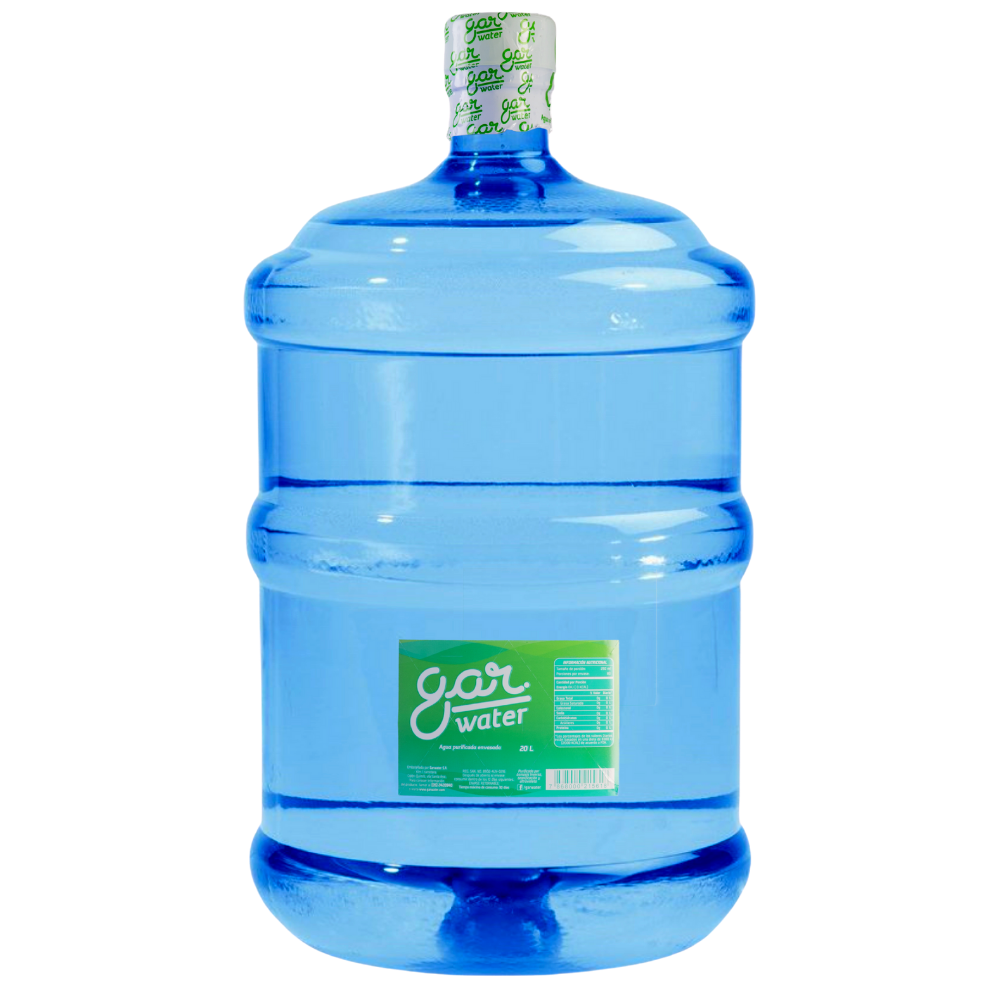Bidón de Agua Purificada GAR Water: Hidratación Saludable