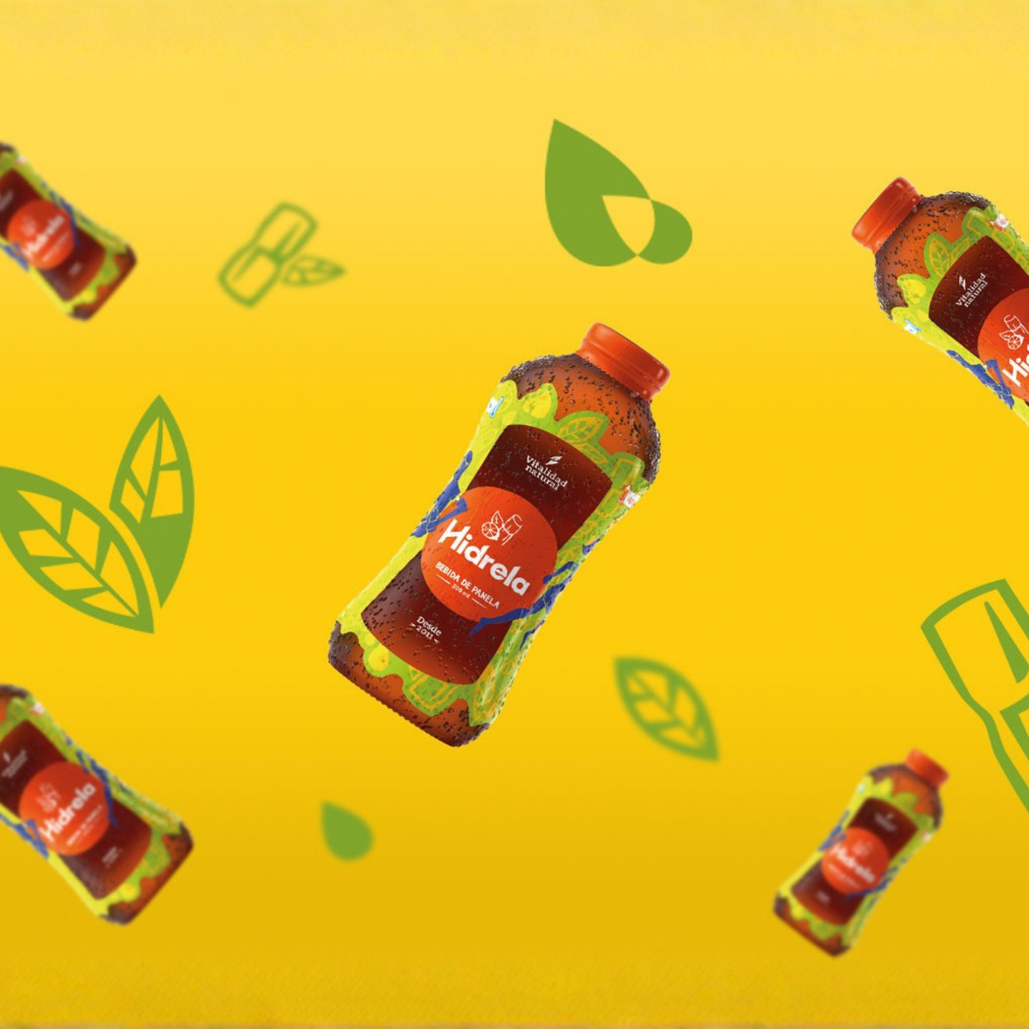 Hidrela – Bebida Natural de Panela con Limón (300ml pack de 12)