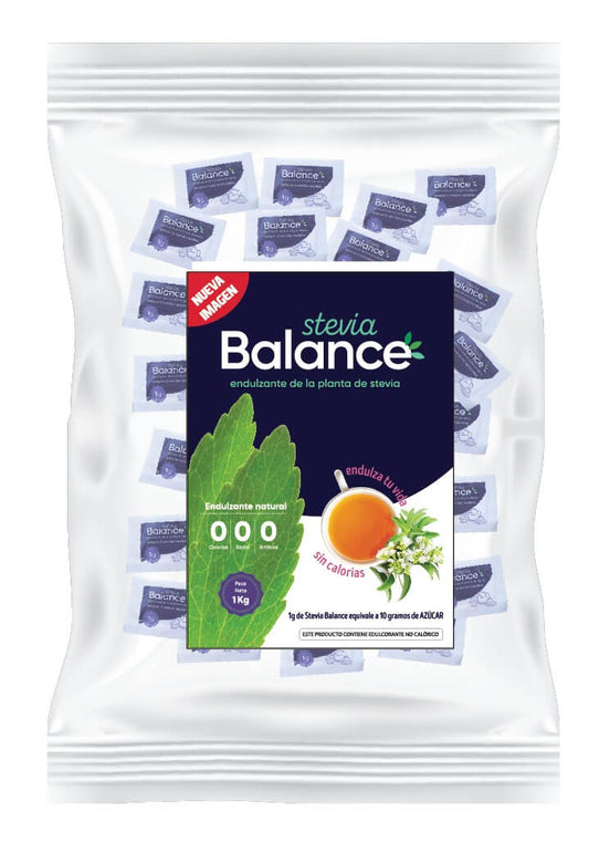 Stevia Balance - Sweetener from the stevia plant (pack of 500 sachets)